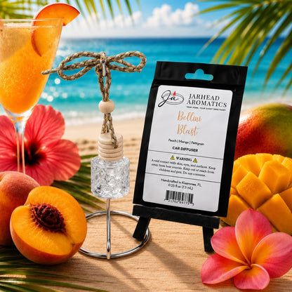 Bellini Blast Car Diffuser | Peach, Mango & Tangerine