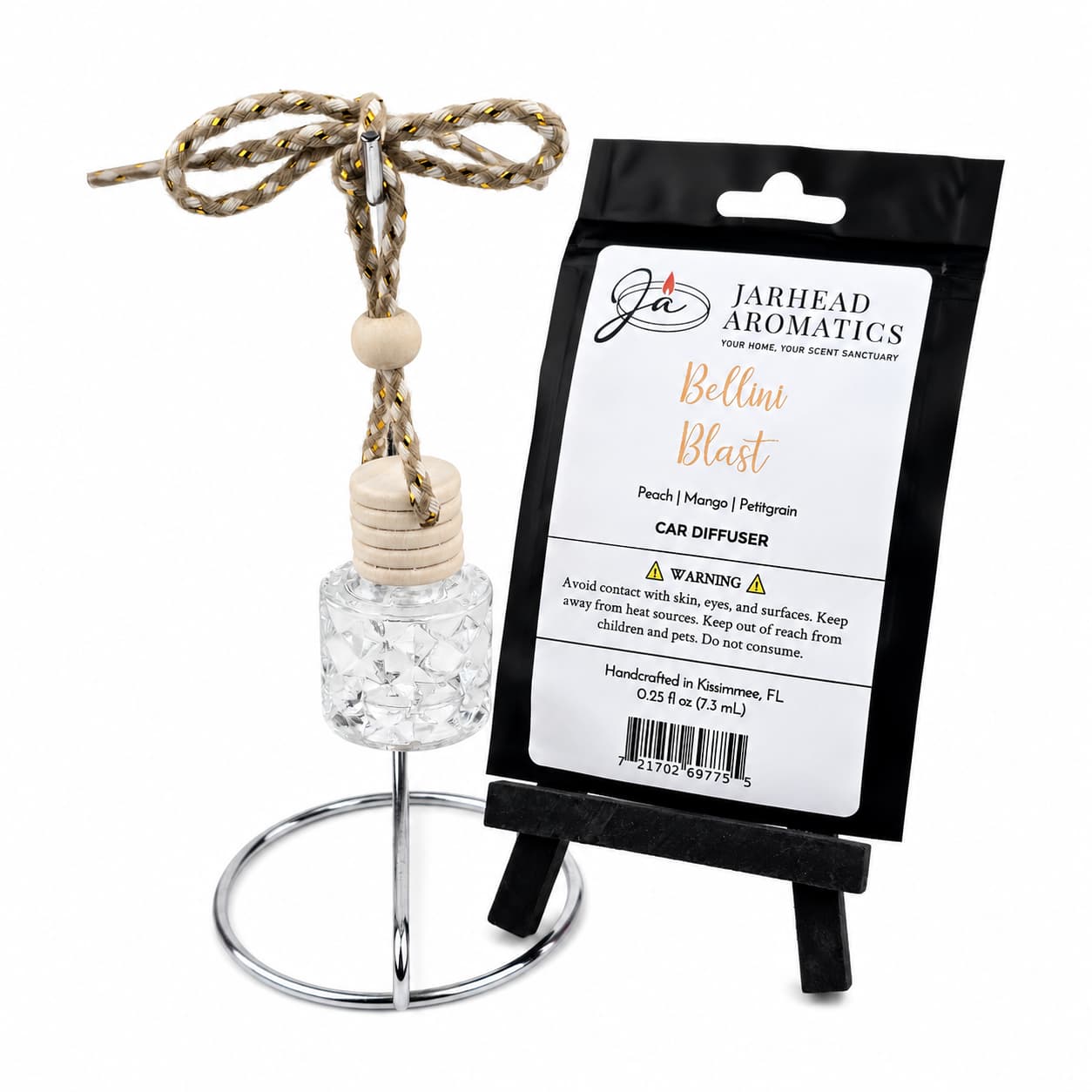 Bellini Blast Car Diffuser | Peach, Mango & Tangerine