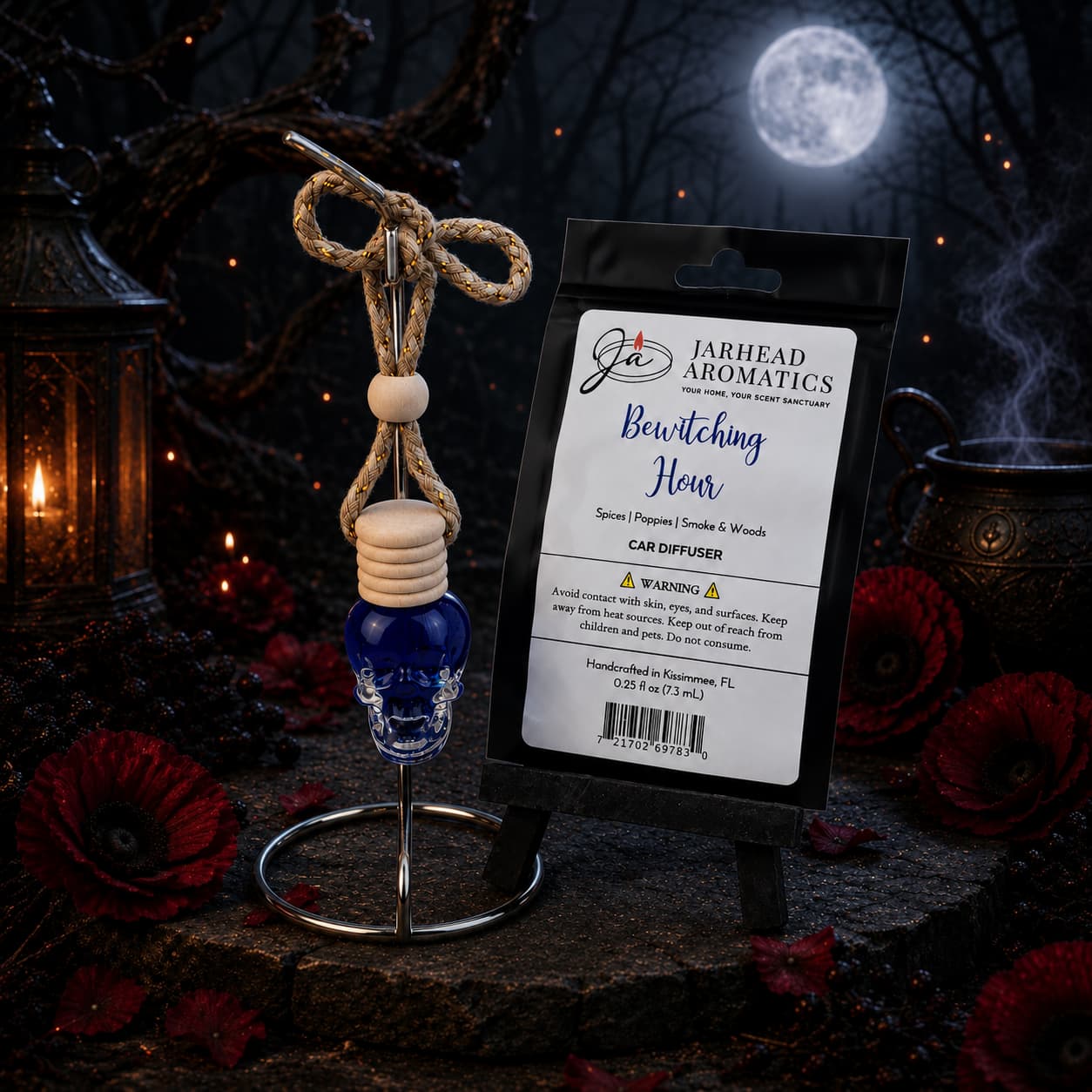 Bewitching Hour Car Diffuser | Exotic Spices, Dark Florals & Smoky Woods