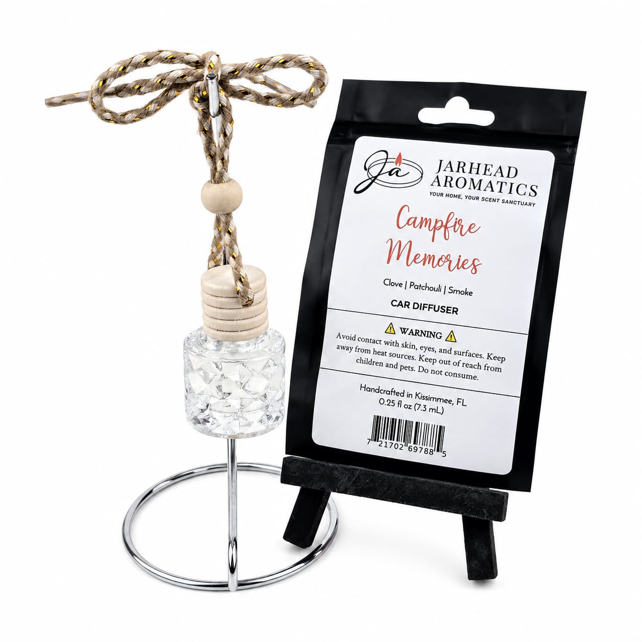 Campfire Memories Car Diffuser | Maple, Clove & Smoky Embers
