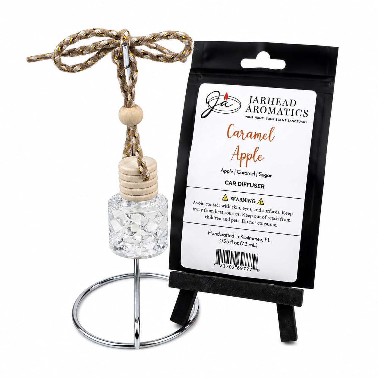 Caramel Apple Car Diffuser | Crisp Apple, Rich Caramel & Warm Spice