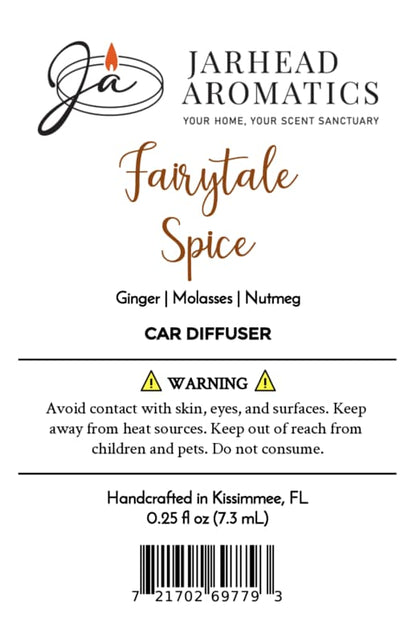 Fairytale Spice Car Diffuser | Gingerbread, Molasses & Warm Spice