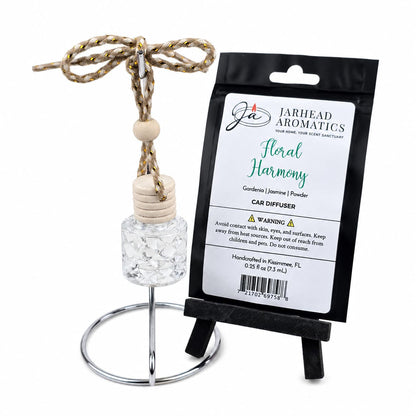 Floral Harmony Car Diffuser | Gardenia, Jasmine & Tuberose