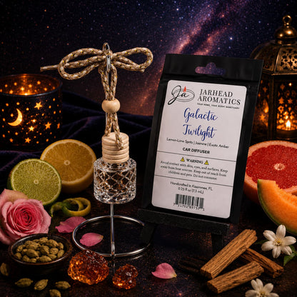 Galactic Twilight Car Diffuser | Bergamot, Amber & Sandalwood