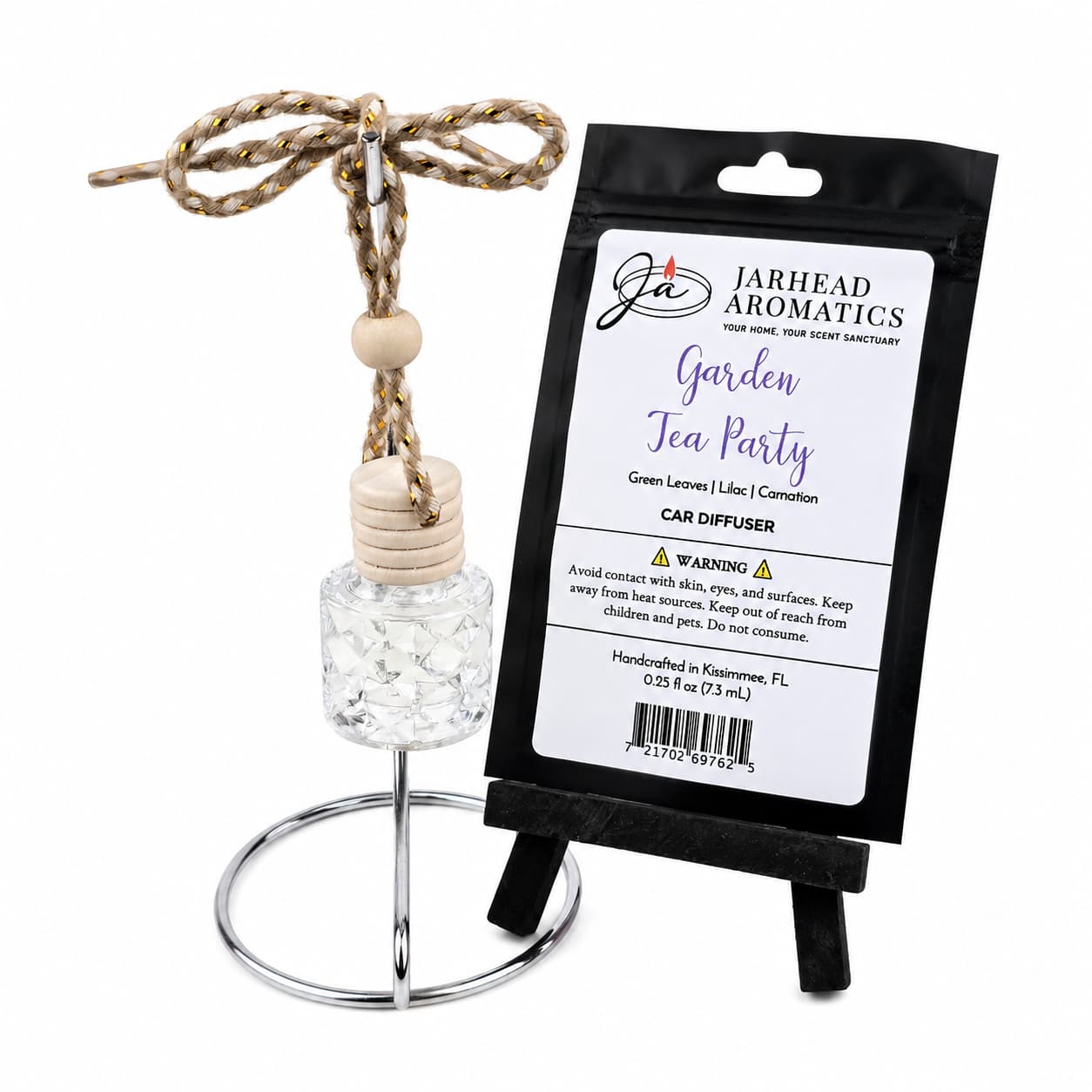Garden Tea Party Car Diffuser | Rose, Lilac & Jasmine