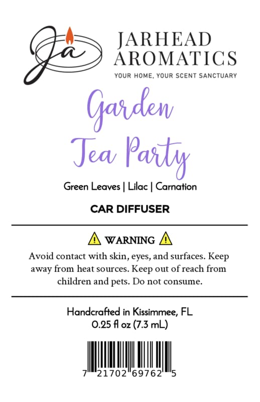 Garden Tea Party Car Diffuser | Rose, Lilac & Jasmine