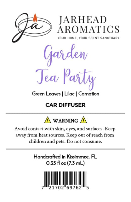 Garden Tea Party Car Diffuser | Rose, Lilac & Jasmine