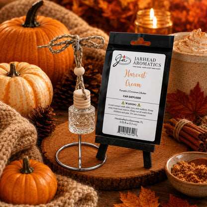 Harvest Cream Car Diffuser | Pumpkin Spice, Brown Sugar & Vanilla Cream
