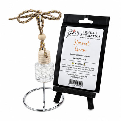 Harvest Cream Car Diffuser | Pumpkin Spice, Brown Sugar & Vanilla Cream