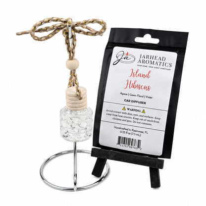 Island Hibiscus Car Diffuser | Honeydew, Lime & Tropical Florals