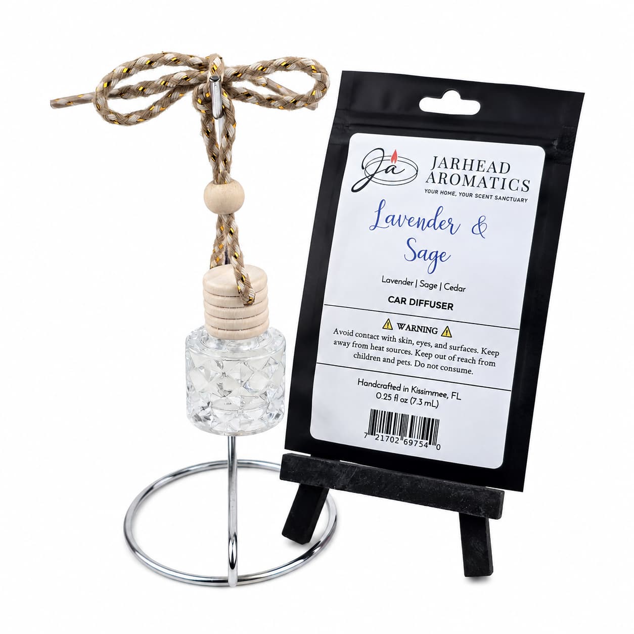 Lavender & Sage Car Diffuser | Lavender, Sage & Sandalwood