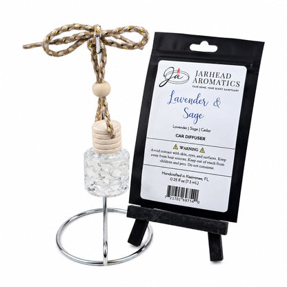 Lavender & Sage Car Diffuser | Lavender, Sage & Sandalwood