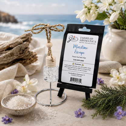 Maritime Escape Car Diffuser | Sea Salt, Ozone & Jasmine
