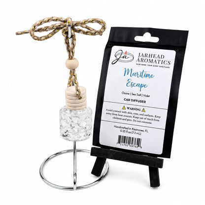 Maritime Escape Car Diffuser | Sea Salt, Ozone & Jasmine