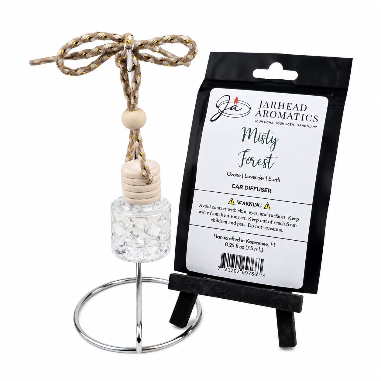 Misty Forest Car Diffuser | Moss, Juniper & Rain-Kissed Woods