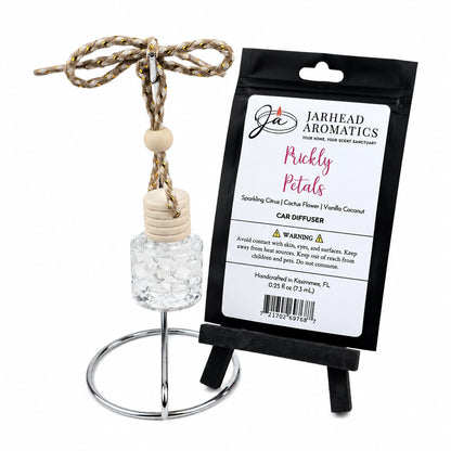Prickly Petals Car Diffuser | Cactus Flower, Coconut & Sandalwood