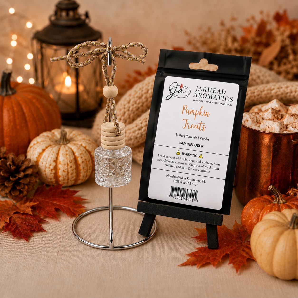 Pumpkin Treats Car Diffuser | Pumpkin, Caramel & Maple Pecan