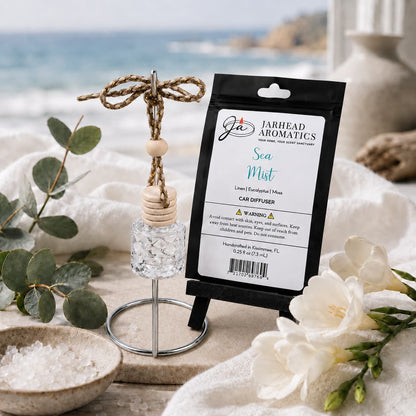 Sea Mist Car Diffuser | Fresh Linen, Sea Salt & Eucalyptus