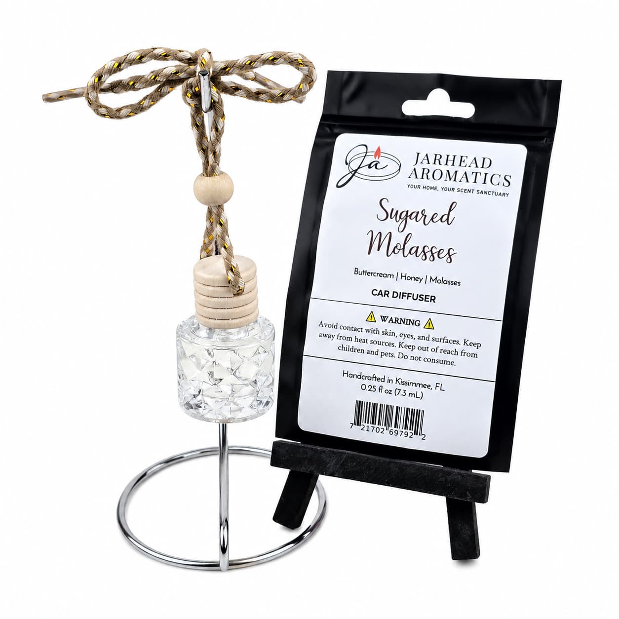 Sugared Molasses Car Diffuser | Buttercream, Honey & Dark Molasses