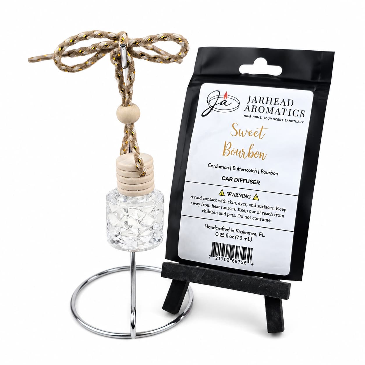 Sweet Bourbon Car Diffuser | Bourbon, Butterscotch & Brown Sugar
