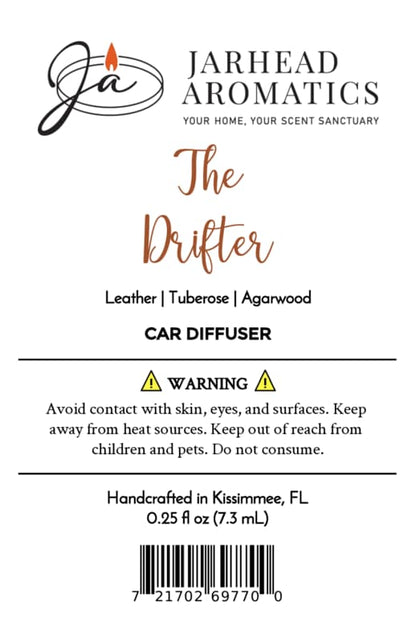 The Drifter Car Diffuser | Leather, Agarwood & Tuberose
