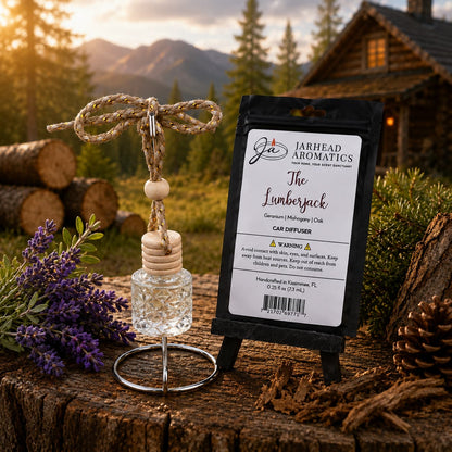 The Lumberjack Car Diffuser | Mahogany, Cedarwood & Oak
