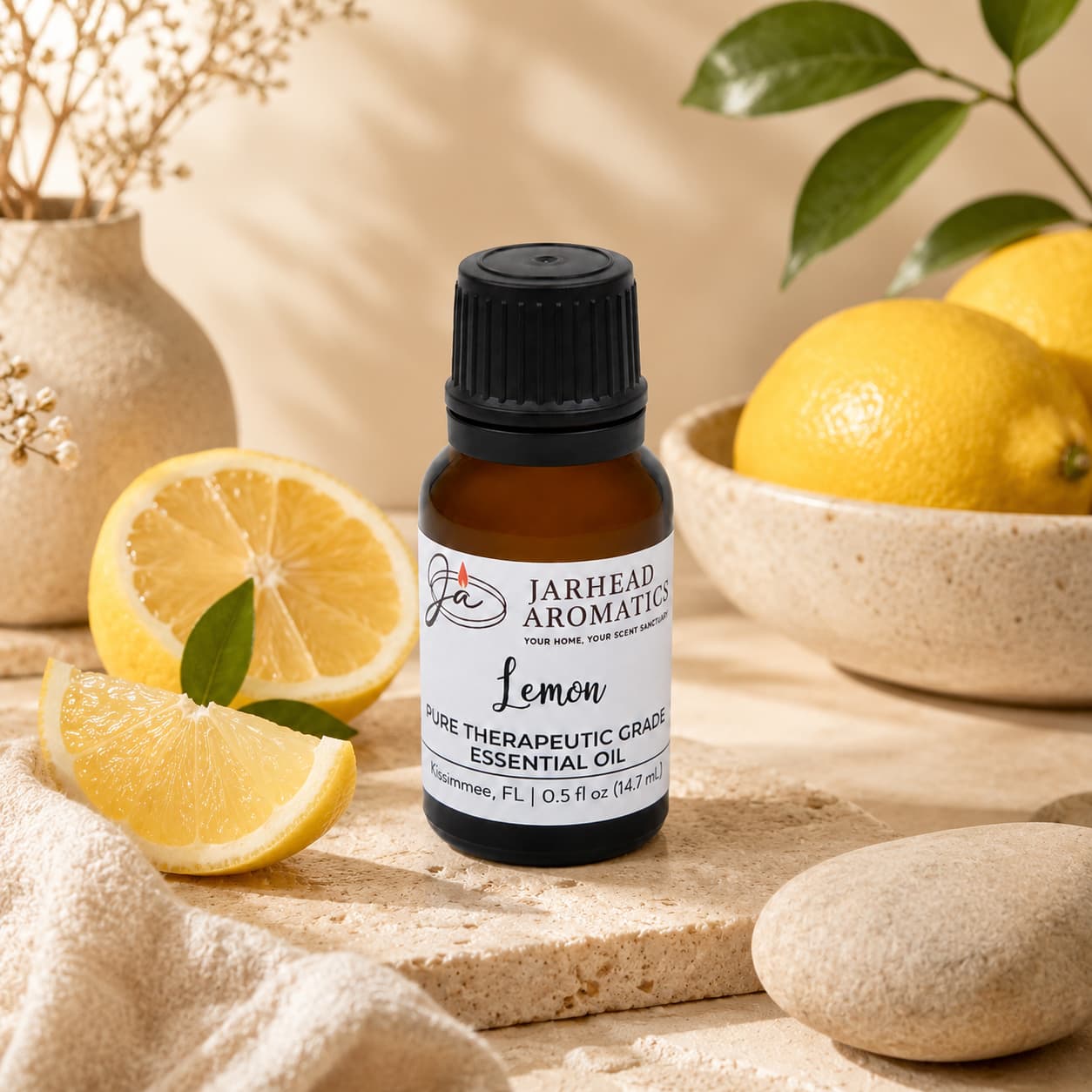 Lemon Essential Oil | Pure Citrus limon Burm Aromatherapy Oil