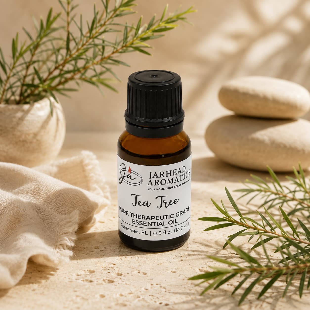 Tea Tree Essential Oil | Pure Melaleuca alternifolia Aromatherapy Oil