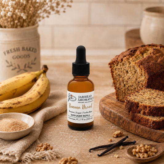 Banana Bread Car Diffuser Refill | Ripe Banana, Walnut & Warm Vanilla