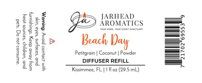Beach Day Car Diffuser Refill | Citrus, Coconut & Coastal Musk