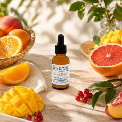 Citrus Burst Car Diffuser Refill | Orange, Mango, Peach & Grapefruit