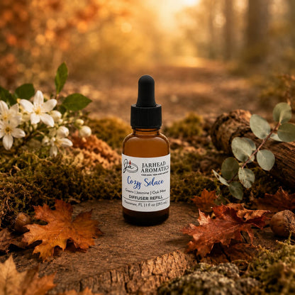 Cozy Solace Car Diffuser Refill | Fresh Greens, Jasmine & Oak Moss