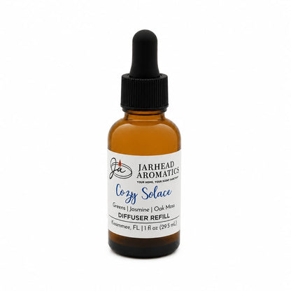 Cozy Solace Car Diffuser Refill | Fresh Greens, Jasmine & Oak Moss