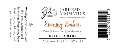 Evening Ember Car Diffuser Refill | Plum, Sandalwood & Soft Smoke
