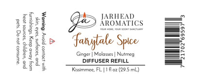 Fairytale Spice Car Diffuser Refill | Gingerbread, Molasses & Warm Spice