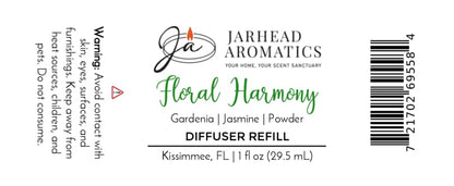 Floral Harmony Car Diffuser Refill | Gardenia, Jasmine & Tuberose