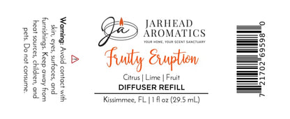 Fruity Eruption Car Diffuser Refill | Lemon, Lime, Grapefruit & Fresh Fruit