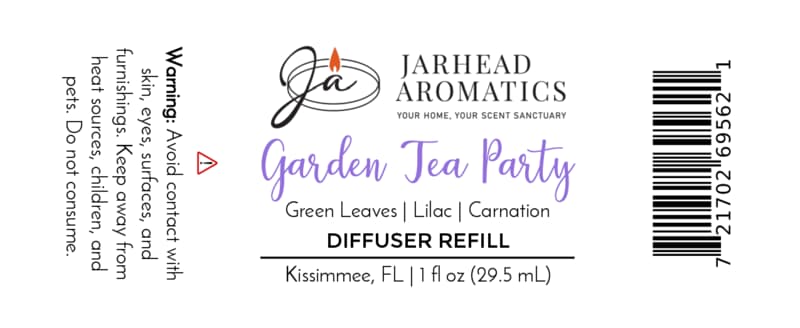 Garden Tea Party Car Diffuser Refill | Rose, Lilac & Jasmine