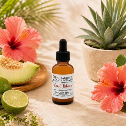 Island Hibiscus Car Diffuser Refill | Honeydew, Lime & Tropical Florals