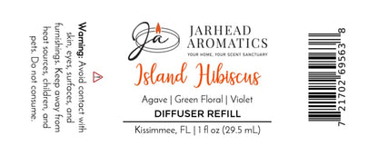 Island Hibiscus Car Diffuser Refill | Honeydew, Lime & Tropical Florals