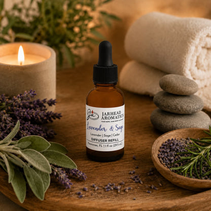 Lavender & Sage Car Diffuser Refill | Lavender, Sage & Sandalwood