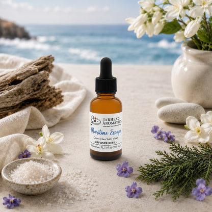 Maritime Escape Car Diffuser Refill | Sea Salt, Ozone & Jasmine