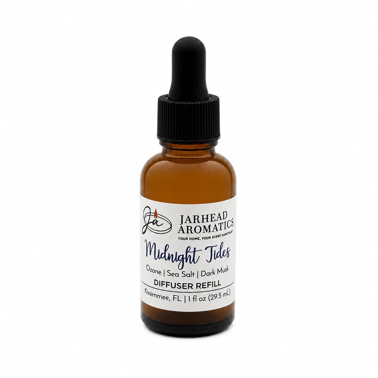 Midnight Tides Car Diffuser Refill | Sea Salt, Sandalwood & Dark Musk