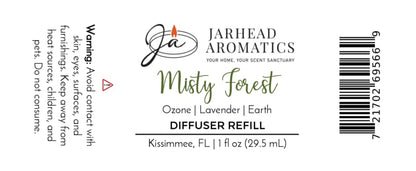 Misty Forest Car Diffuser Refill | Moss, Juniper & Rain-Kissed Woods