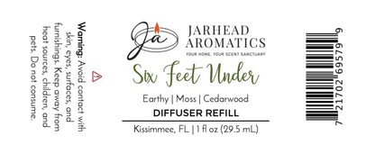 Six Feet Under Car Diffuser Refill | Damp Earth, Moss & Ancient Oak