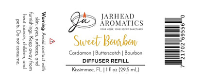 Sweet Bourbon Car Diffuser Refill | Bourbon, Butterscotch & Brown Sugar