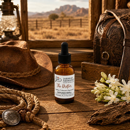 The Drifter Car Diffuser Refill | Leather, Agarwood & Tuberose