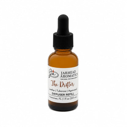 The Drifter Car Diffuser Refill | Leather, Agarwood & Tuberose