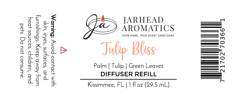 Tulip Bliss Car Diffuser Refill | Tulip, Peony & Sweet Peach