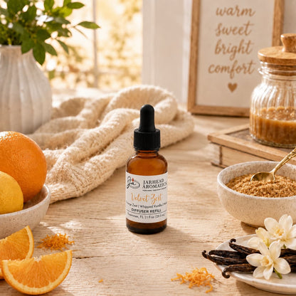 Velvet Zest Car Diffuser Refill | Citrus, Vanilla & Caramel